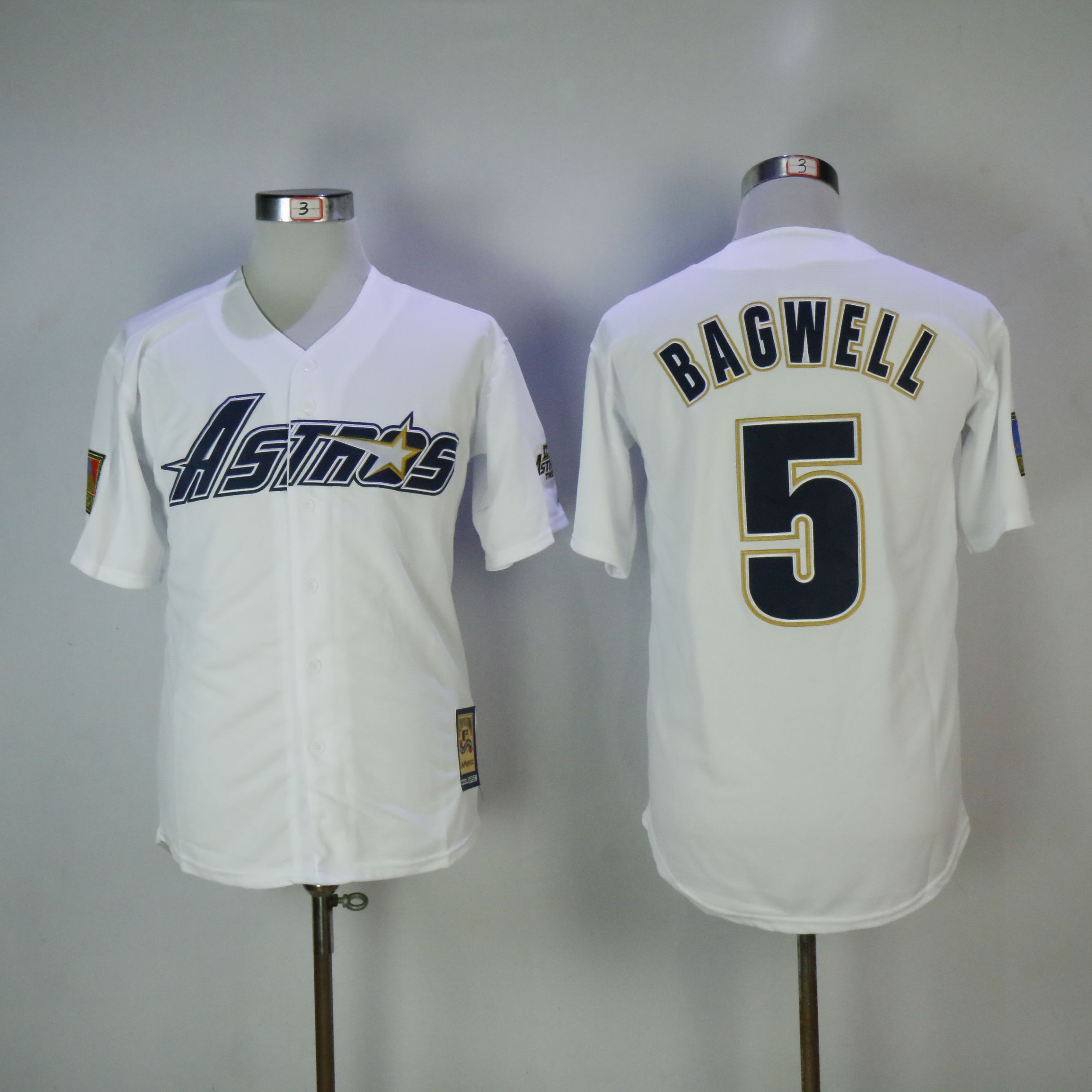 Men Houston Astros #5 Bagwell White MLB Jerseys1->houston astros->MLB Jersey